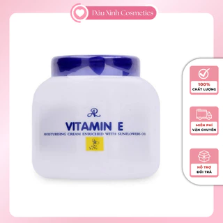 Kem Dưỡng Ẩm Vitamin E Thái Lan (Nắp xanh dùng cho Body & Face) 200g Hàng Chính Hãng