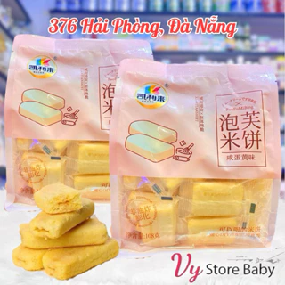 Bánh Gạo Vị Bơ Sữa Trứng Muối Đài Loan, bánh cho bé từ 2 tuổi trở lên