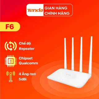 Bộ Phát WiFi Tenda F6 Chuẩn N 300Mbps - Hàng Chính Hãng
