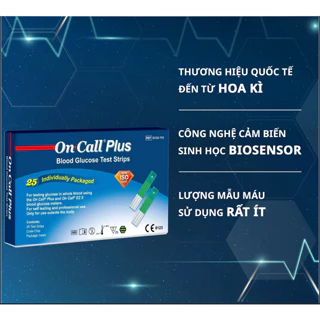 Que thử đường huyết On Call Plus