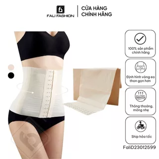 Đai Nịt Bụng Latex Giảm Mỡ Sau Sinh FALI Định Hình Eo Thon Gọn Siêu Mỏng Tàng Hình Cao Cấp Size M/L/XL/2XL FDNB01