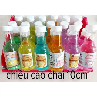 Slime chai trong nhiều màu mini