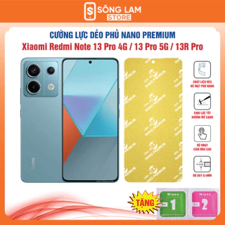 Cường lực Xiaomi Redmi Note 13 Pro / 13R Pro dẻo phủ Nano Premium chống xước bảo vệ màn hình - Sông Lam Store