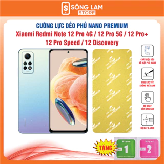 Cường lực Xiaomi Redmi Note 12 Pro / 12 Pro+ / 12 dẻo phủ Nano Premium chống xước bảo vệ màn hình - Sông Lam Store