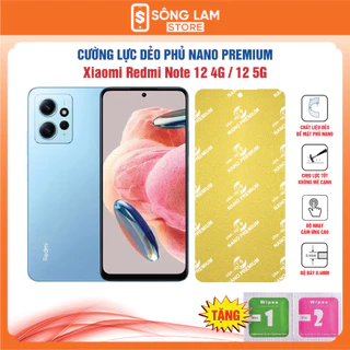 Cường lực Xiaomi Redmi Note 12 dẻo phủ Nano Premium chống xước bảo vệ màn hình - Sông Lam Store