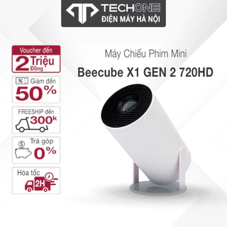 Máy Chiếu Mini BEECUBE X1 GEN Siêu Rẻ - Độ Phân Giải 720HD 120Ansi - Bảo Hành 12 Tháng