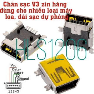 Chân sạc V3 dùng cho nhiều loại máy, loa, đài…Zin hãng