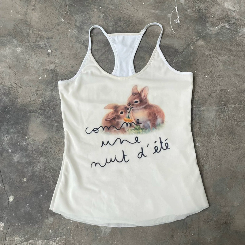 Áo ERRORIST Comme Bunny Tanktop