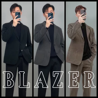 Bộ Quần Áo Blazer 2 Cúc Trẻ Trung Hàn Quốc, Lịch Sự, Fom Vừa Người, Tôn Dáng