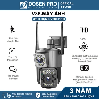 DOSEN PRO camera 360  Trong nhà và ngoài trời an ninh IP ống kính kép HD 1080P