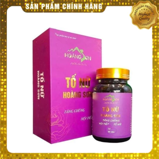 Tố Nữ Hoàng Sơn - Hộp 60 Viên Tăng Cường Nội Tiết Tố Nữ