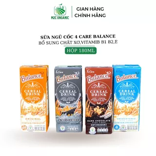 Sữa hạt ngũ cốc nhiều hương vị  4Care Balance 180ml bổ sung dưỡng chất cần thiết cho cơ thể