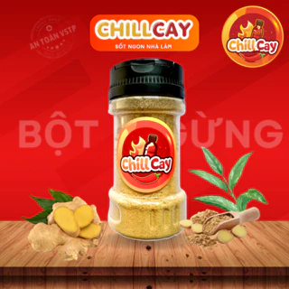 Bột gừng nguyên chất CHILLCAY Bột gừng chế biến thực phẩm 70gr