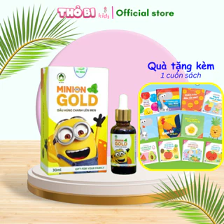 Tinh Dầu húng chanh lên men Minion Gold Dr.Maya thể tích 30ml cho trẻ em