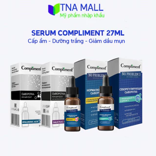 Serum Compliment No Problem 27 thành phần BHA, HA, Vitamin C cấp ẩm, giảm mụn, dưỡng da sáng, mịn
