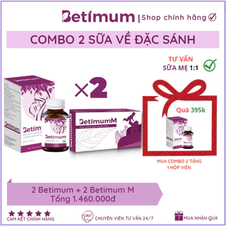 [Chính Hãng] Lợi Sữa Betimum - Viên uống Vitamin Cốm Ngũ Cốc Lợi Sữa Cỏ Cà Ri Fenugree