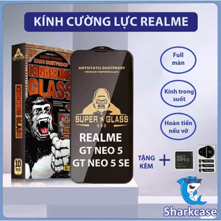 Kính cường lực Realme GT Neo 5 / 5 SE Kingkong thế hệ mới full màn miếng dán bảo vệ màn hình điện thoại khi rơi va đập