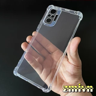 Ốp lưng chống va đập Xiaomi Redmi Note10s Note 10 pro loại dày cao cấp trong suốt bo 4 góc