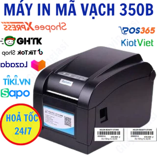 (Chính Hãng) Máy In Mã Vạch Cho XPrinter XP 350B, XP365 - Hàng Chính Hãng - Bảo Hành 12 Tháng