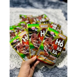 Thịt hổ Kaka, snack miếng cay thịt hổ ăn vặt tuổi thơ (gói 18g) 10 gói hổ kaka