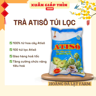 Trà Atiso túi lọc 100 gói chuẩn Đà Lạt, giúp thanh nhiệt và giải độc gan - Hoàng Dalat Farm