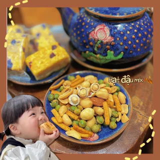 1kg HẠT MIX DINH DƯỠNG nội địa trung (3-4loại x11gói) mỗi gói 5-7loại hạt tha hồ được thưởng thức nhiều vị, bao ngon,hịn