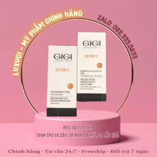 [Peel GiGi] Peel làm sáng và căng bóng da GiGi Ester C Mandelic 15% / Mandelic 13% & Salicylic 2%