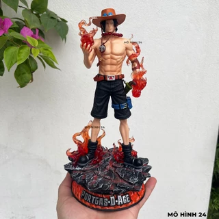 (25cm) Mô hình Onepiece - ACE Kỷ Niệm 25cm BT đế lửa