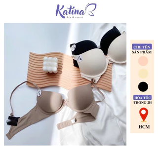 KTB33 Áo Ngực Trơn Coppa KATINA BRA Có Gọng Mút Dày 2.5cm Tạo Khe Nâng Ngực Tốt Kiểu Dáng Basic