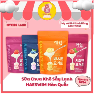 [DATE T6.2025] Sữa Chua Khô Sấy Lạnh HAESWIM Hàn Quốc Cho Bé Từ 6M+ Gói 16g