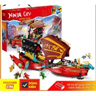 Ninjago  AGES6+ NO.7095 XE ĐUA ĐẠI CHIẾN 4(183 Chi Tiết) MỚI NHẤT 2024