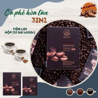 Cà phê hòa tan PM Coffee (Hộp 12 gói x 20gr)