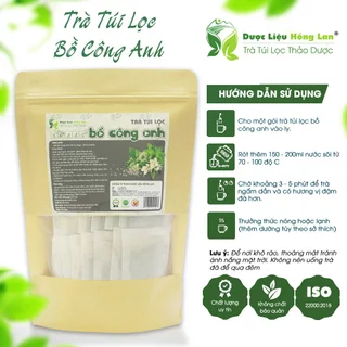 Trà Túi Lọc Bồ Công Anh 90g (30gói x 3g) HT viên gan, vàng da, lọc máu, thanh nhiệt, giải độc, tim mạch, tiểu đường