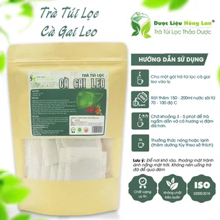 Trà Túi Lọc Cà Gai Leo 90g (30gói x 3g) Dược Liệu Hồng Lan - (Giúp giải độc, mát gan và tăng cường chứ năng gan, tăng cư