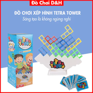 Bộ Đồ Chơi Xếp Hình Tetris Cân Bằng, Khối Lập Phương Cân Bằng Phát Triển Tư Duy Sáng Tạo Cho Trẻ- Đồ Chơi DH