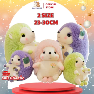 Gấu bông hình con nhím size 23/30cm, thú nhồi bông nhím xù đáng yêu cho bé - HAPPY HUG