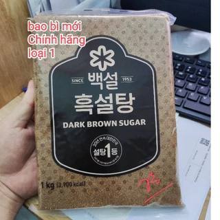 Đường nâu Hàn Quốc Beksul chính hãng (đường đen Hàn Quốc) 250g/1kg