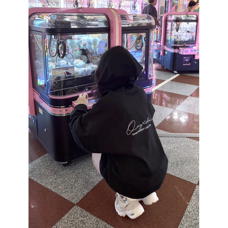 áo Hoodie cổ kéo vải chân cua cc