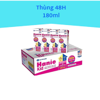 Thùng 48 Hộp Sữa Nước Hanie Kid 180ml.[HSD T6-2024]