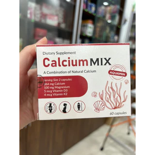 Viên uống canxi hữu cơ Calcium MIX nhập khẩu Ba Lan, bổ sung canxi, magie, D3, K2 và 73 dưỡng chất tốt cho xương MẸ AKAY