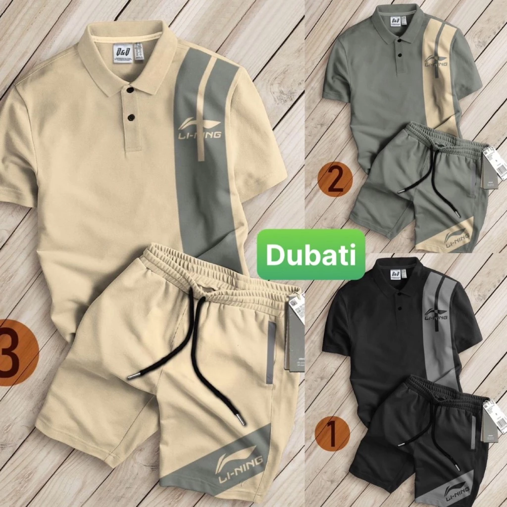 BỘ THỂ THAO NAM NỮ UNISEX POLO L-NING HOT TREND 2024 - DUBATI FASHION