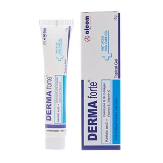 Derma Forte 15g, Gamma Gel Giúp Giảm Mụn, Mờ Sẹo, Ngừa Thâm, Sạch Bã Nhờn Trên Da