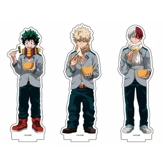 Standee BOKU NO HERO ACADEMIA ver ĂN UỐNG mô hình Học Viện Anh Hùng tượng acrylic anime mica chibi