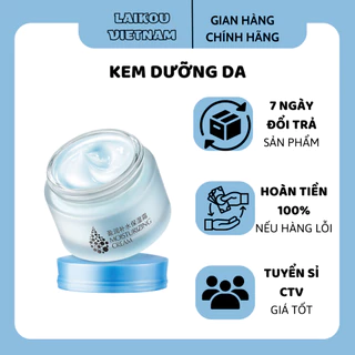 Kem dưỡng da mặt LAIKOU Hyaluronic Acid Kem dưỡng ẩm chống nhăn Kiểm soát dầu làm săn chắc da 50g