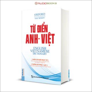 Sách - Từ Điển Anh VIệt Phiên Bản Bìa Mềm Màu Trắng - Giải Nghĩa Đầy Đủ Ví Dụ Phong Phú