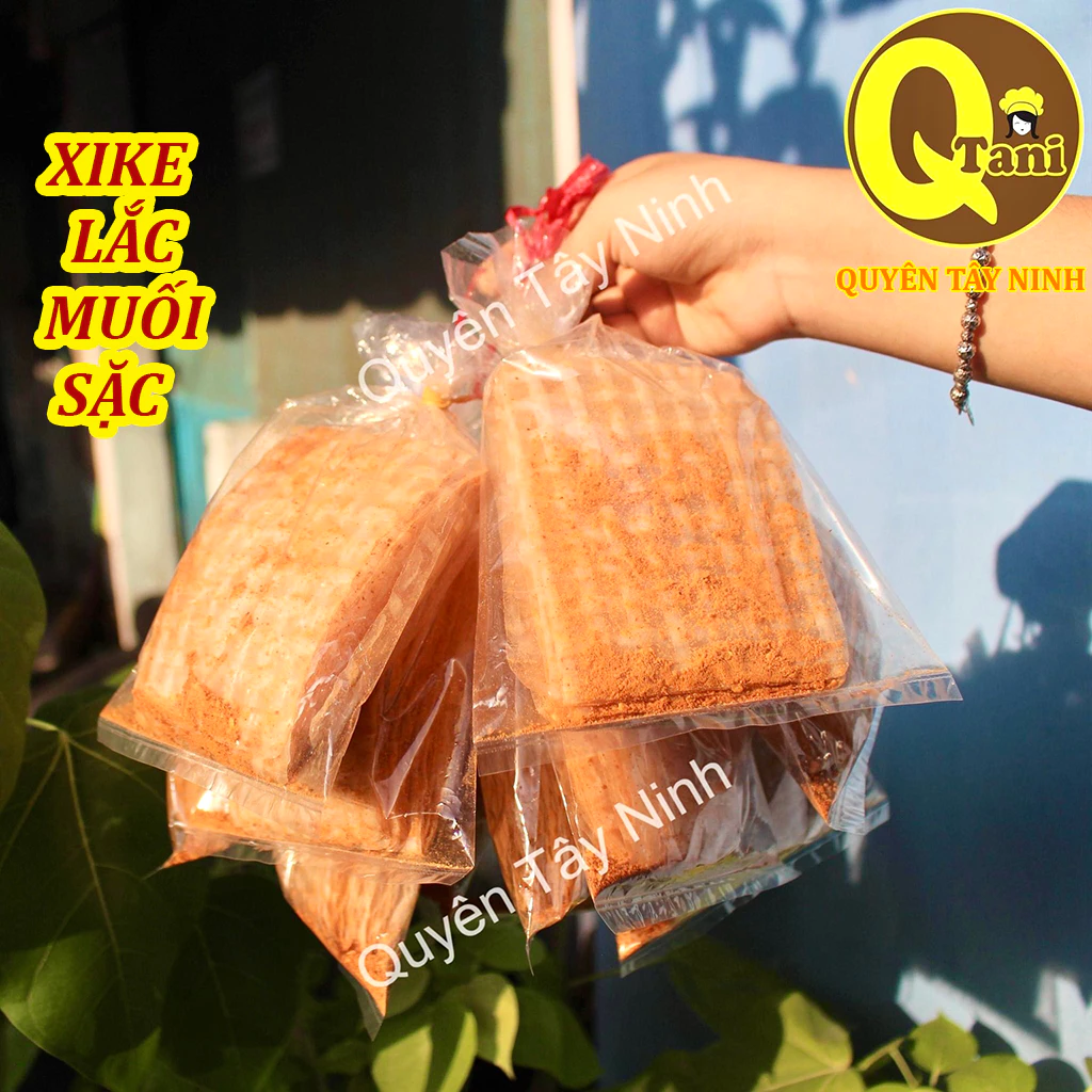 Bánh Tráng Xike Lắc Muối Sặc Tôm Siêu Cay | Bánh Tráng Quyên tây Ninh