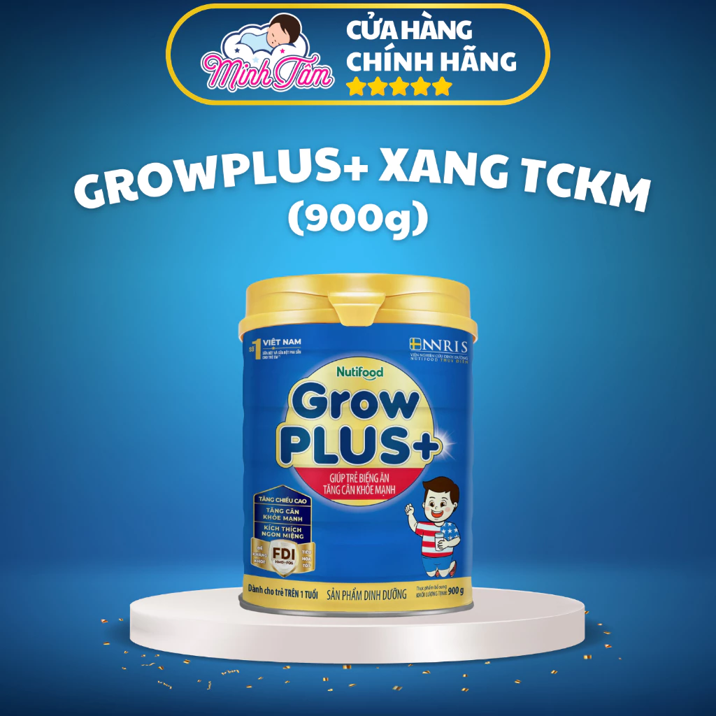 Sữa bột Nutifood GrowPLUS+ Xanh (900g)