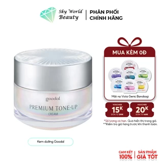 Kem Dưỡng Trắng Goodal Premium Snail Tone-Up Cream Nâng Tone Da Tức Thì SKY WORLD COSMETICS Hũ 30ml.