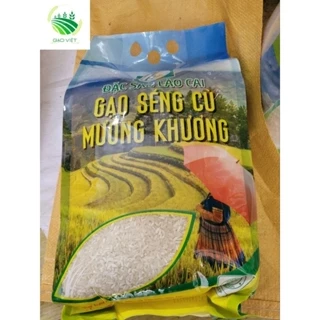 Gạo Séng Cù Mường Khương Lào Cai Hạt Dài, dẻo thơm ngon, đậm vị,hàng date mới về liên tục- Túi 5kg