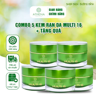 [Chính Hãng +Tặng 1 Lọ 20g] Combo 5 Hộp Kem Đánh Bay Rạn Da Multi 16 Shop Bích Bướng Bỉnh Đánh Bay Rạn Da, Mịn Da